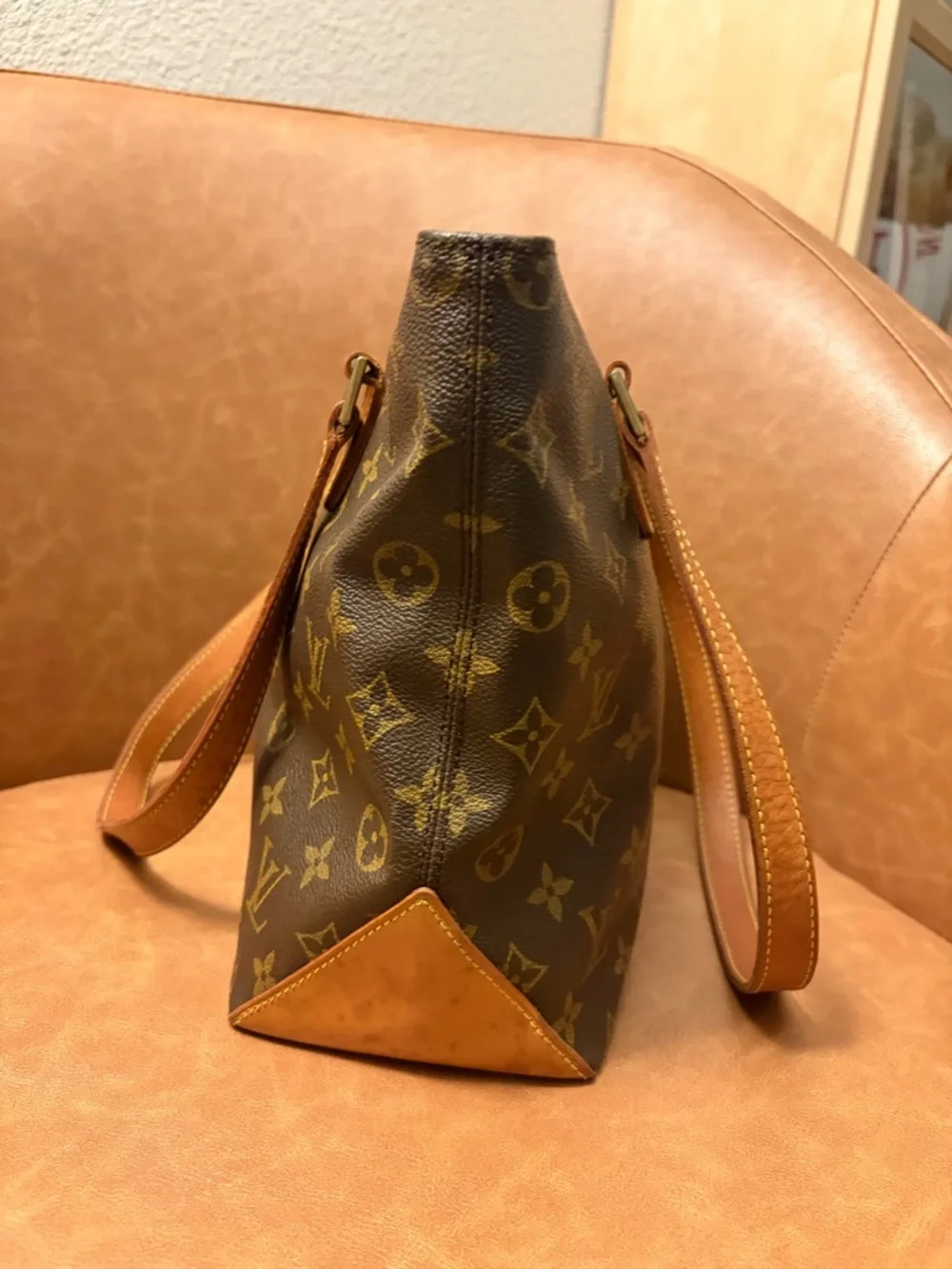 Louis Vuitton Piano Tote Monogram Shoulder Bag Authenticated Clean Interior - Picture 5 of 16